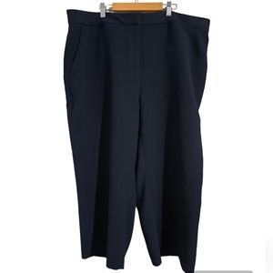 M.M. LaFleur Cropped‎ Crepe Pant Navy size +2